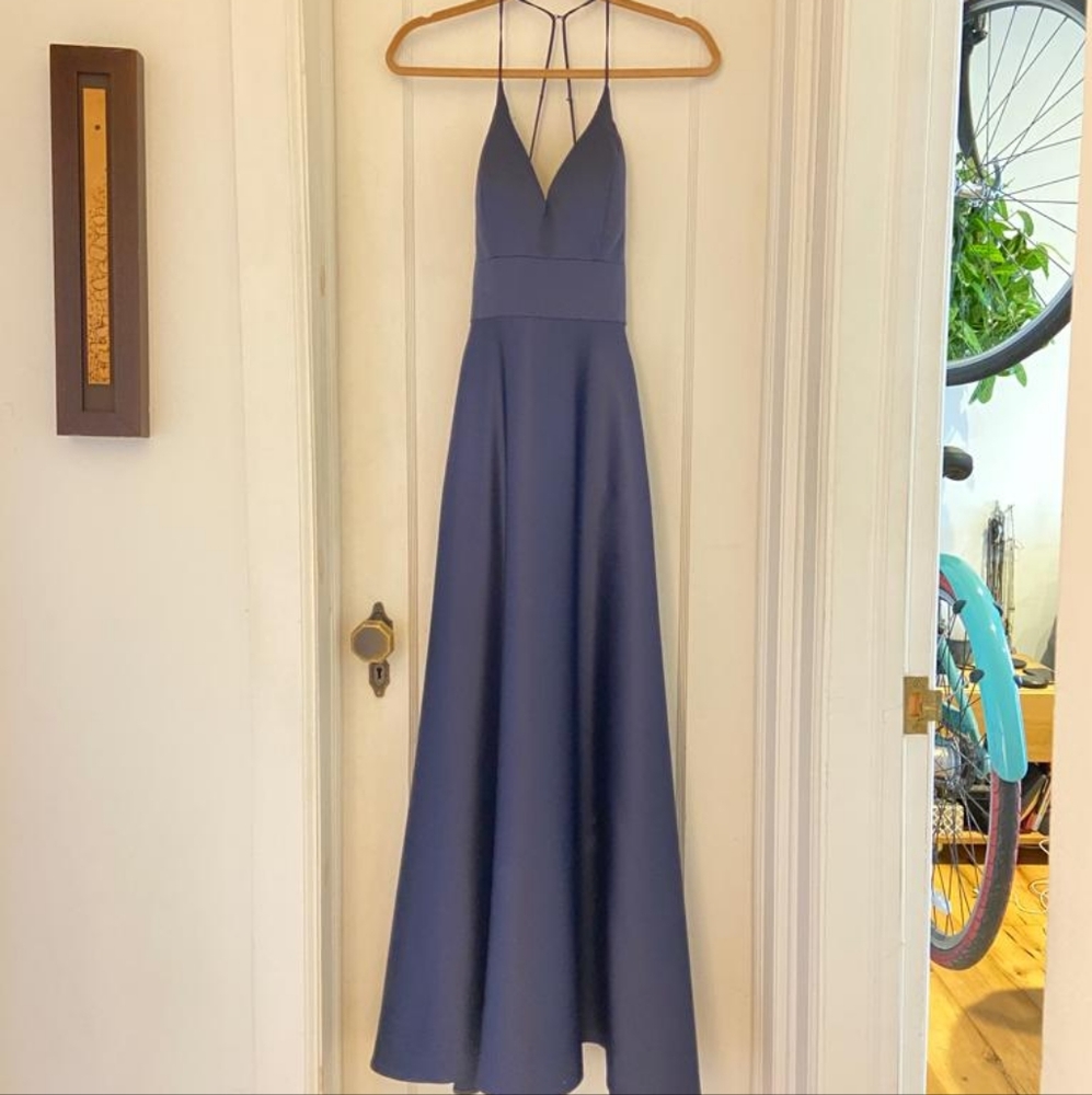 Morilee Navy bridesmaid, formal gown